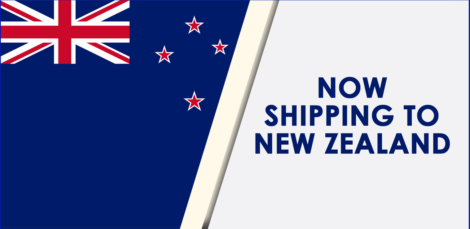 Now Shipping to New Zealand