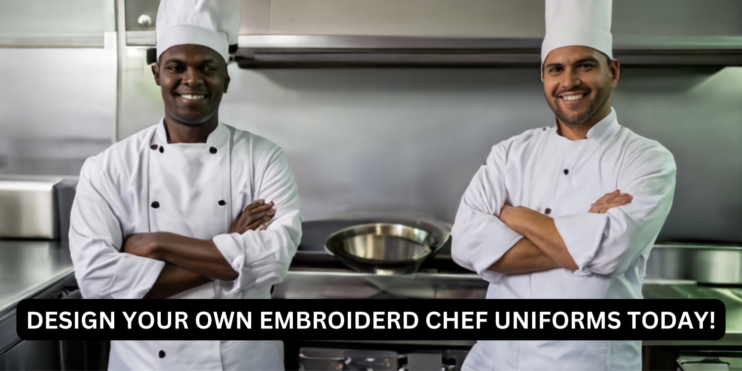 Design your own Embroidered chef uniforms