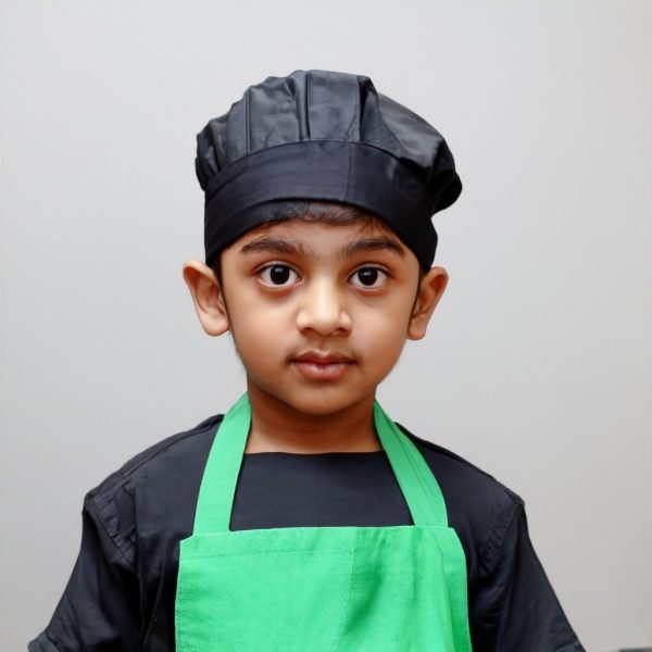 Kids Junior Chef Dark Green Aprons