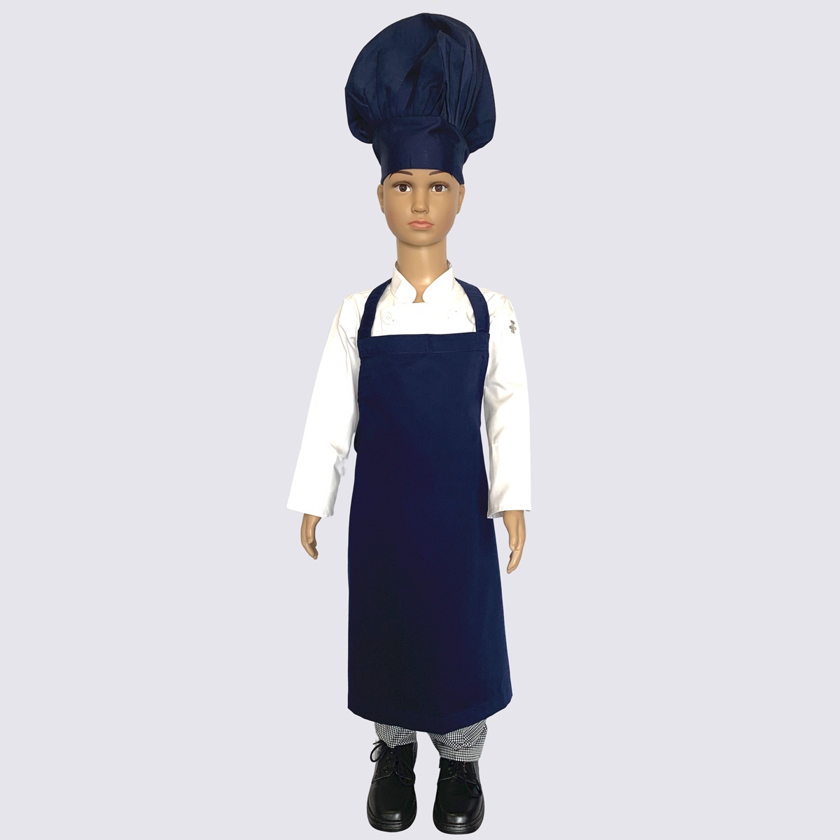 Junior Chef Midnight Blue Apron & Cap