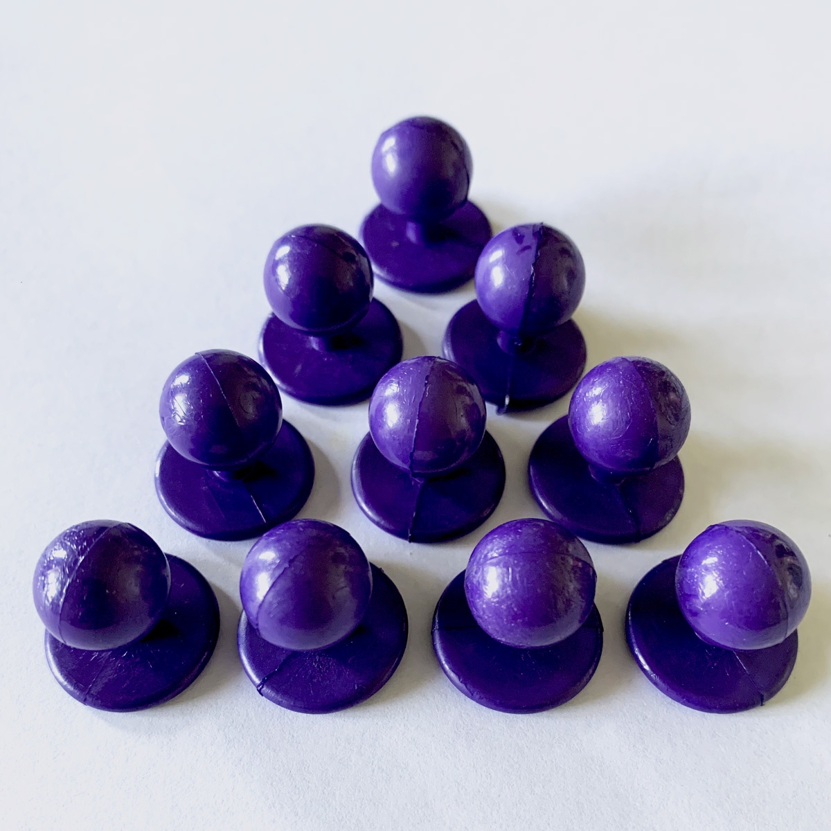 Purple Chef Jacket Buttons