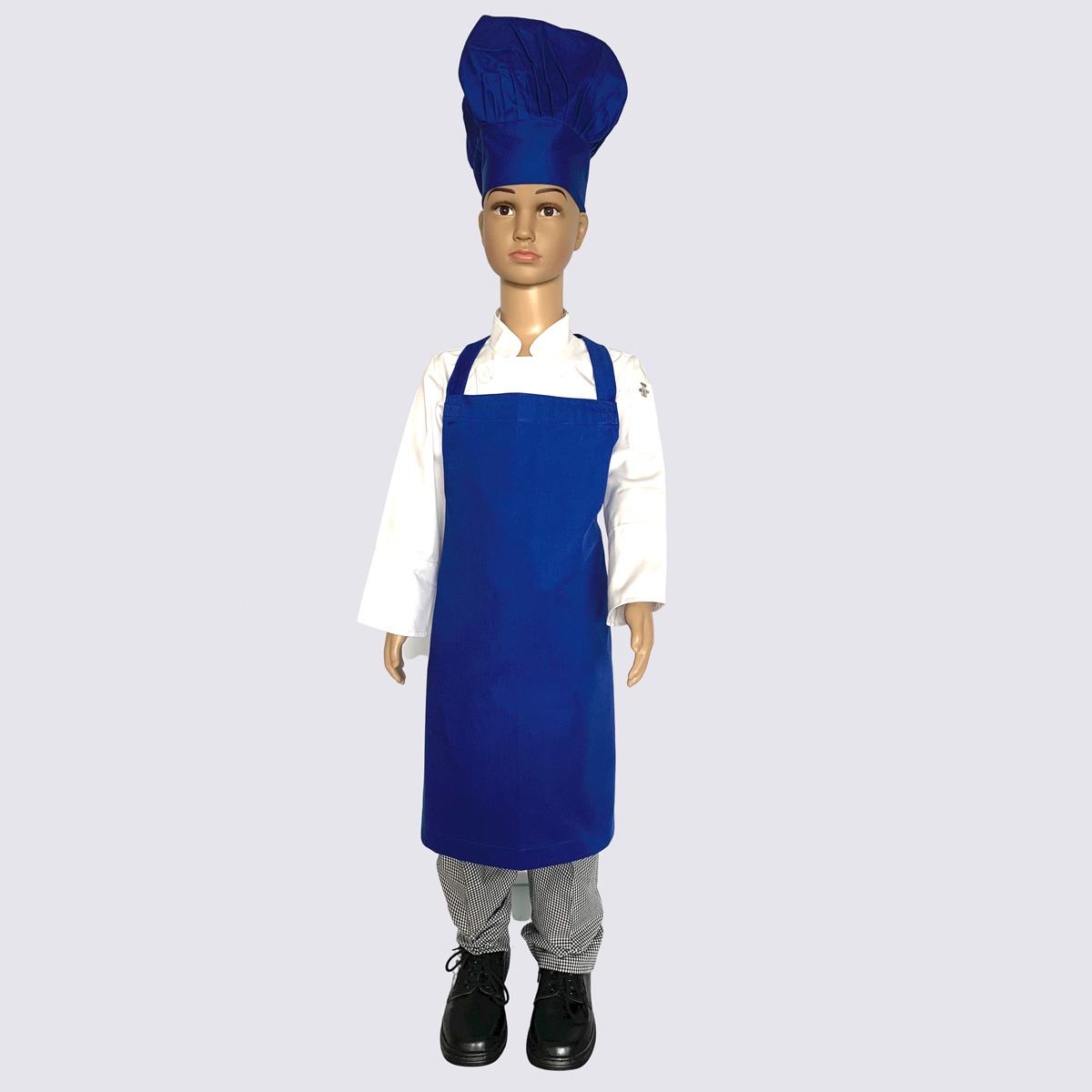 Junior Chef Royal Blue Apron & Cap