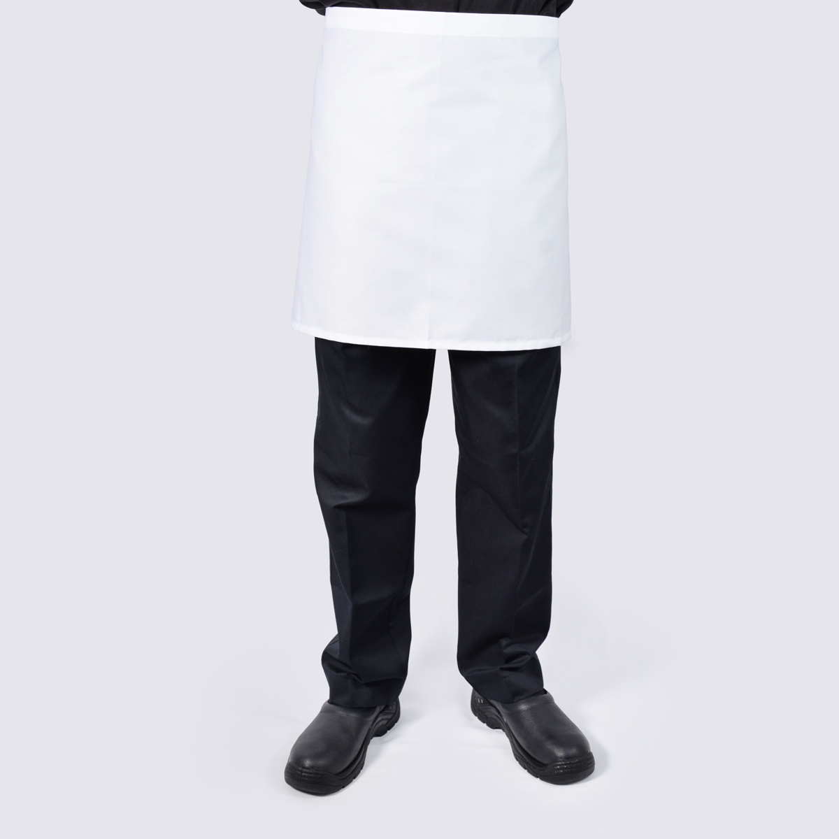 Bistro Chef Aprons- Half - white - Short