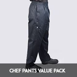 cheap chef pants set value pack