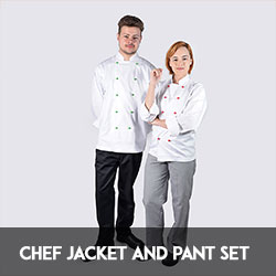 chef jacket and pant set