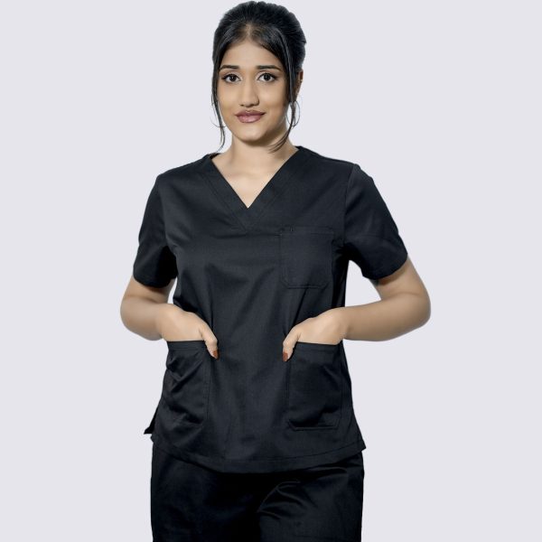 Nursing and Medical Scrub in Black
