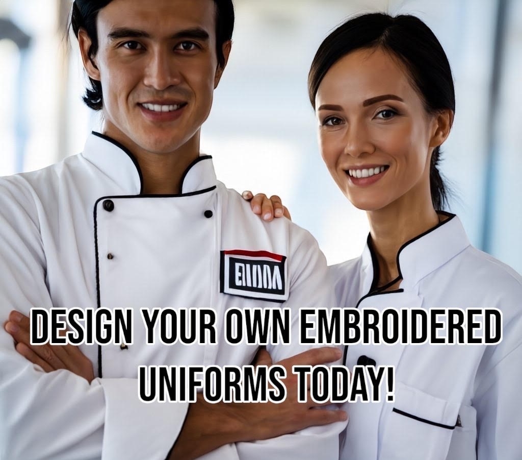 Design Your Own Embroidered Chef Uniforms